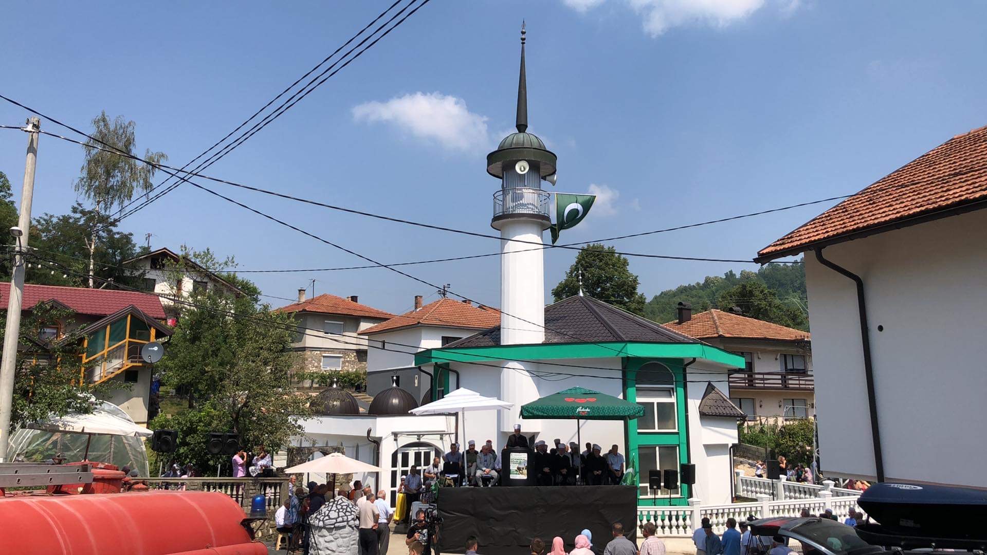 Muftija Dizdarević izaslanik reisu-l-uleme na otvorenju džamije u džematu Huremi, MIZ Srebrenik