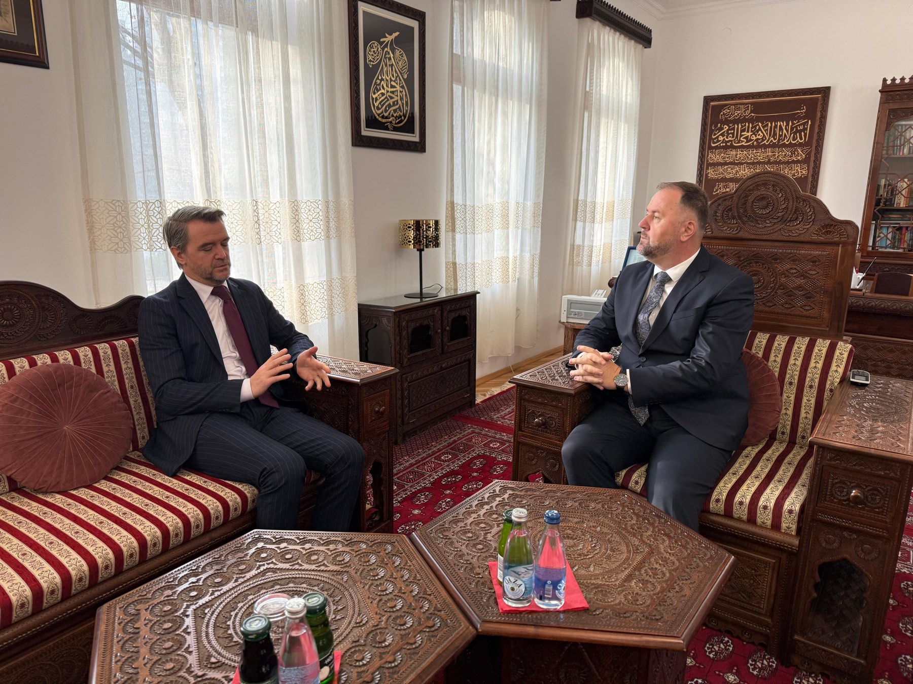 Muftiju Dizdarevića posjetio muftija za Zapadnu Evropu Senaid-ef. Kobilica