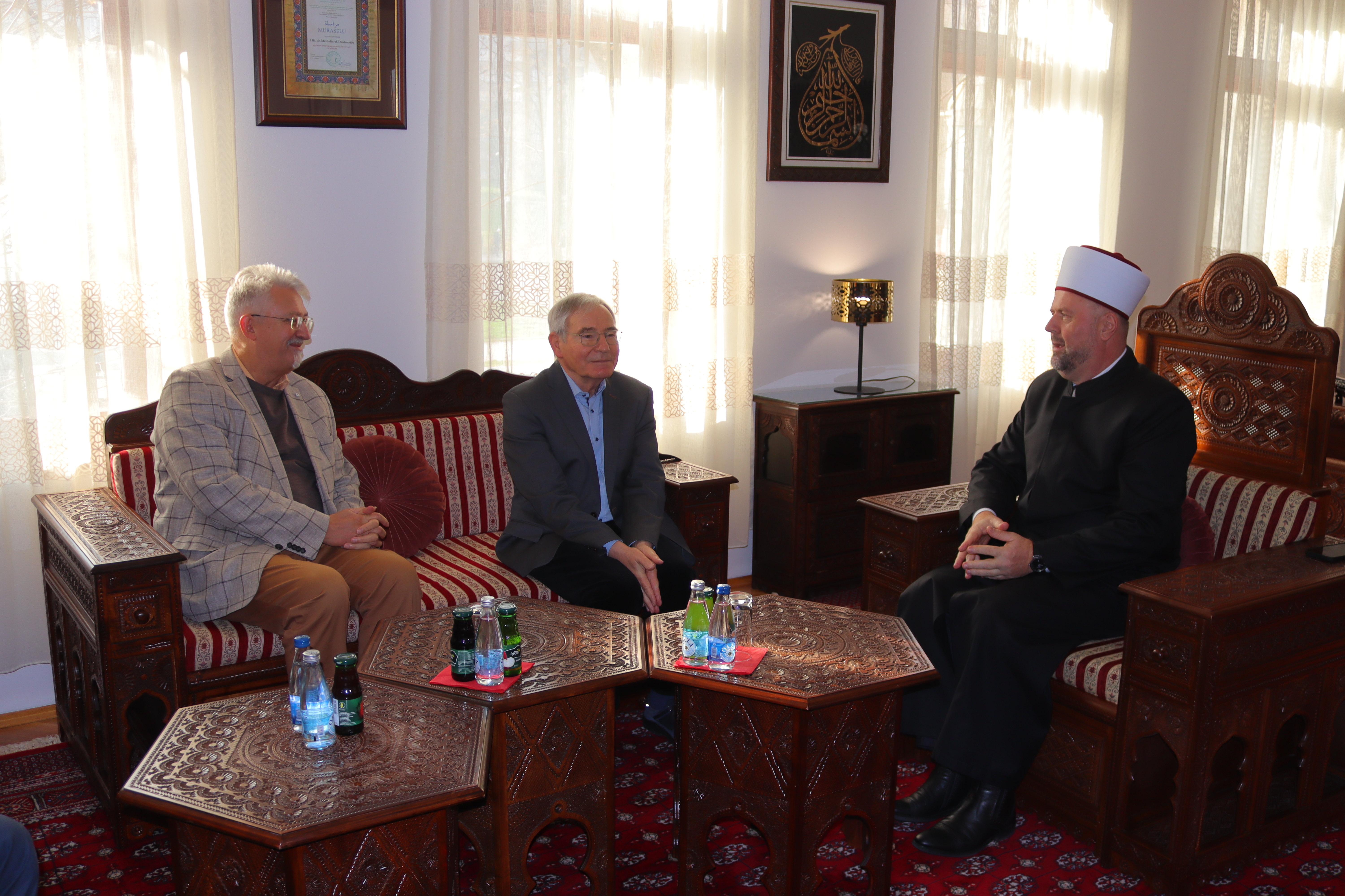 Prof. dr. Stefan Schreiner i Stephan Raabe posjetili muftiju zeničkog: Gradnja mostova među religijskim zajednicama