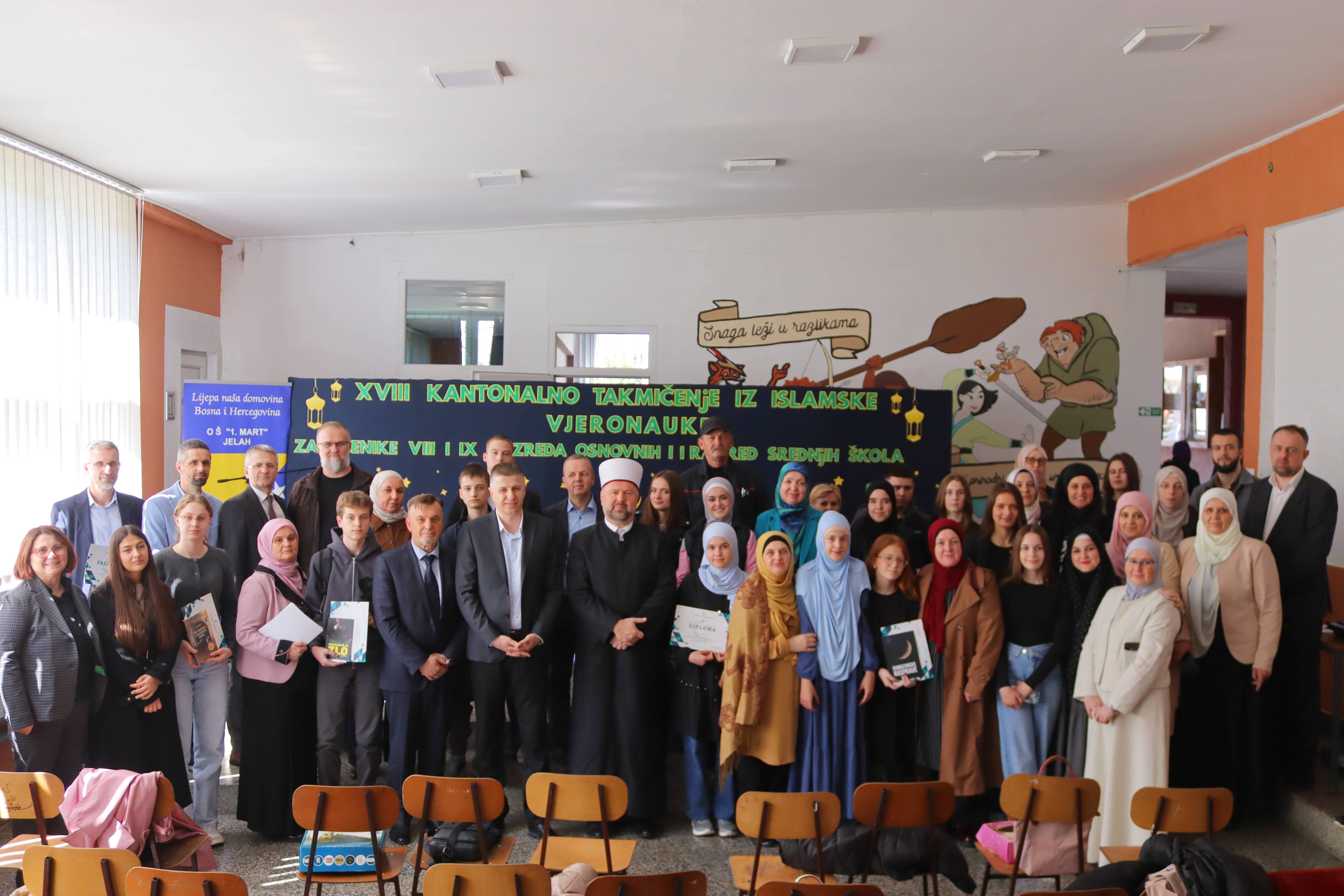 Održano 18. takmičenje iz Islamske vjeronauke na nivou Muftiluka zeničkog