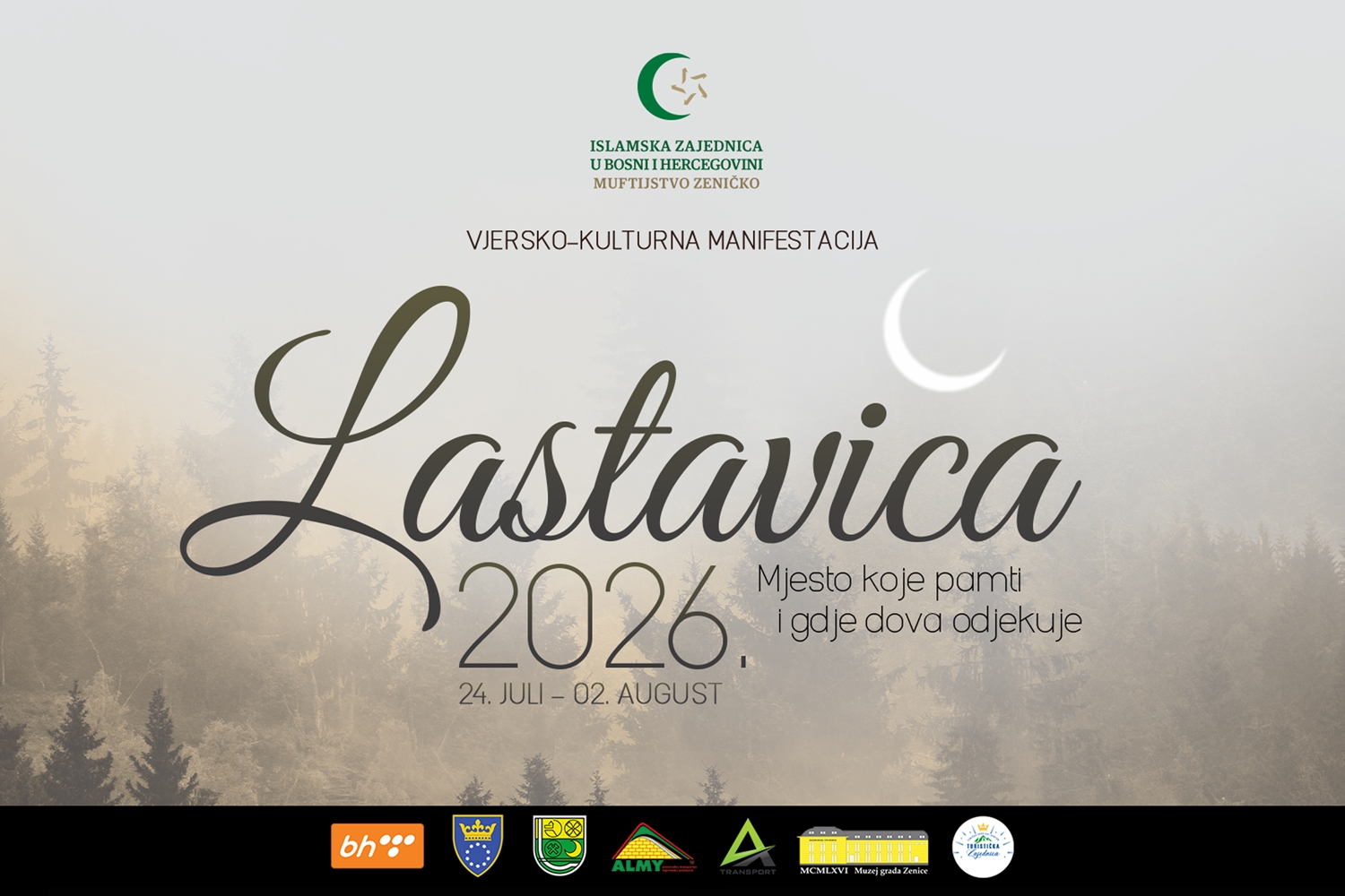 Plan aktivnosti u okviru Vjersko-kulturne manifestacije “Lastavica 2026.”