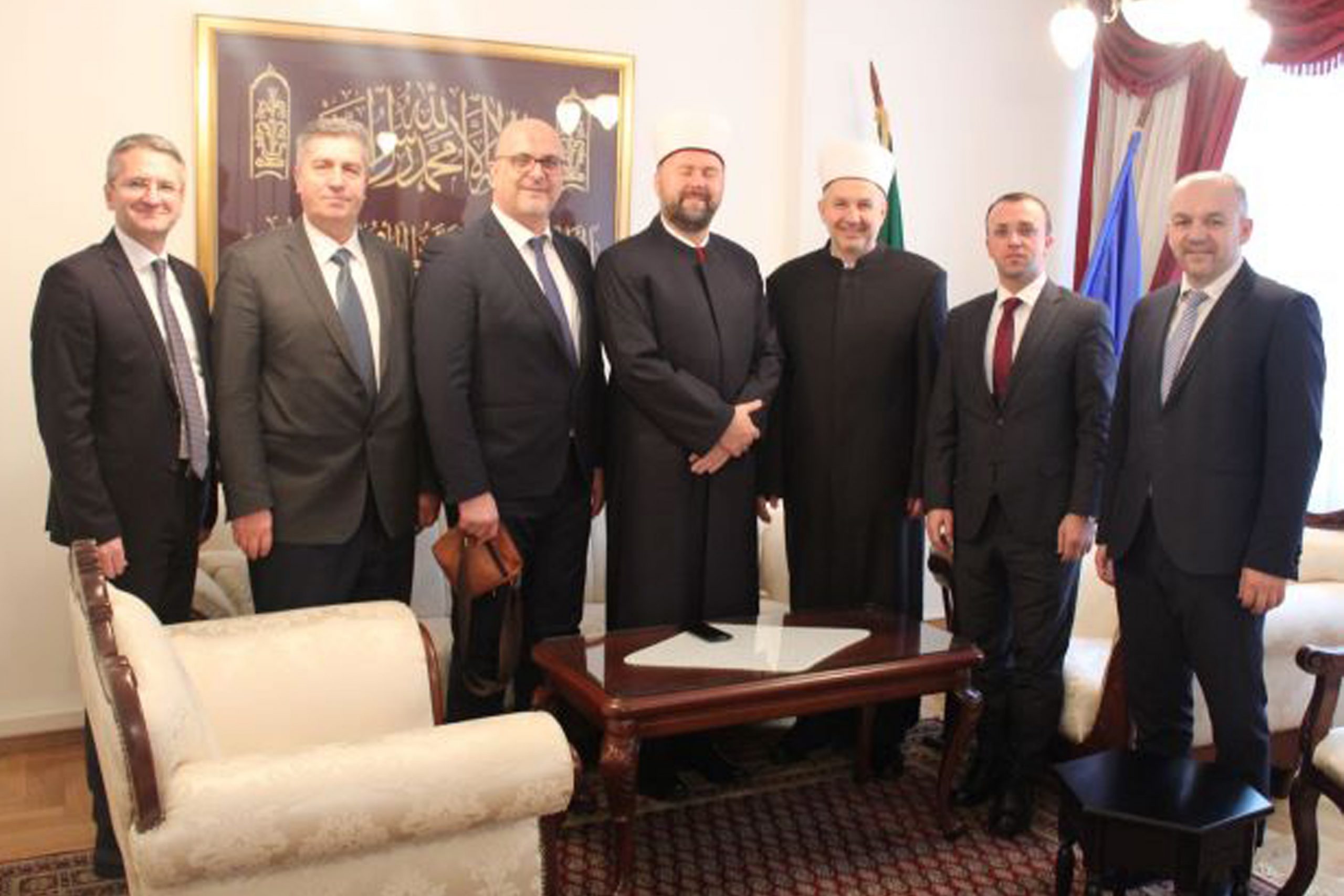 Delegacija Muftijstva zeničkog posjetila muftiju sarajevskog dr. Nedžada ef. Grabusa